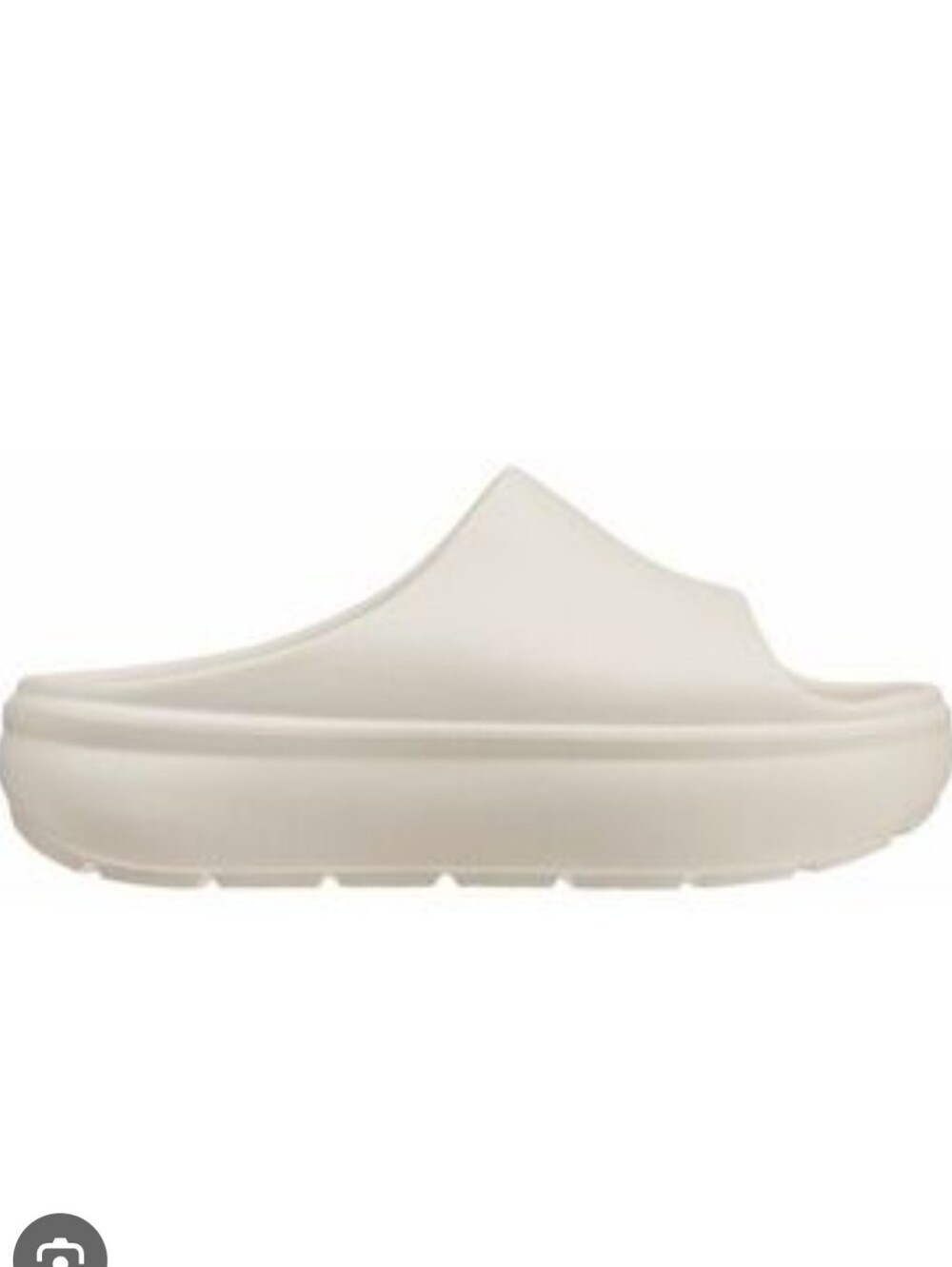 Calia Platform Molded Cloud Sandals White Size 11 Pool Beach Chic